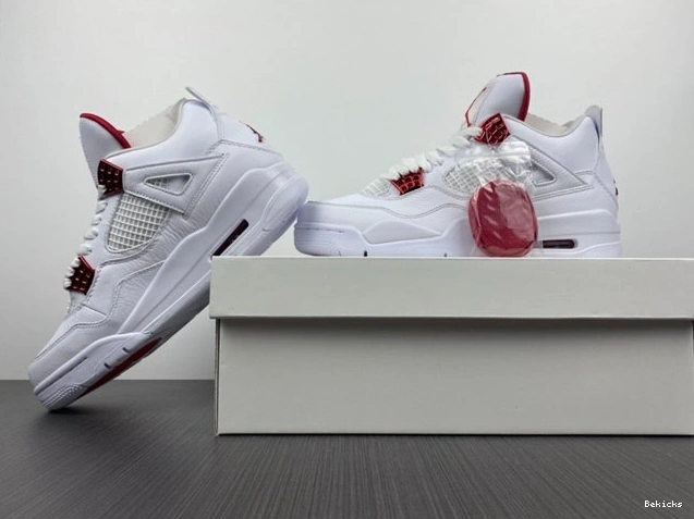 Cheap BK Jordan Elegant Metallic Red 4 Retro CT8527- 3958 1026